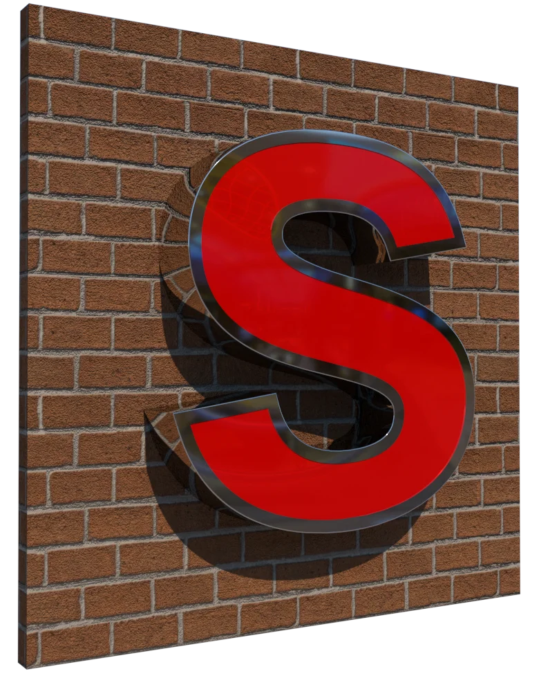 Rim & Return Sign Letters profile S1 Daglicht