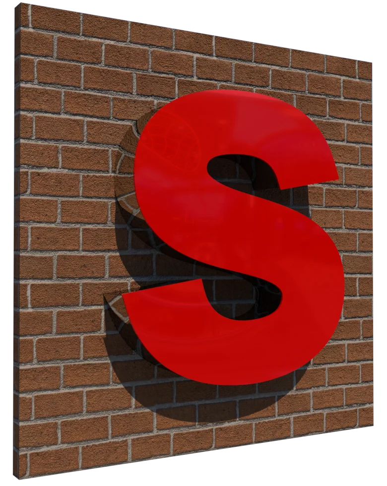 Backlit Halo Thick Sign Letters profile S10 Daglicht
