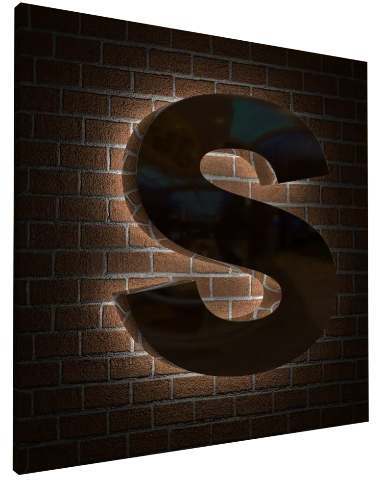 Backlit Halo Sign Letters profile S2 Verlicht