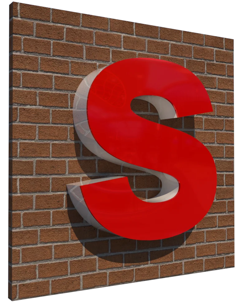 Full Acrylic Sign Letters profile S3 Daglicht
