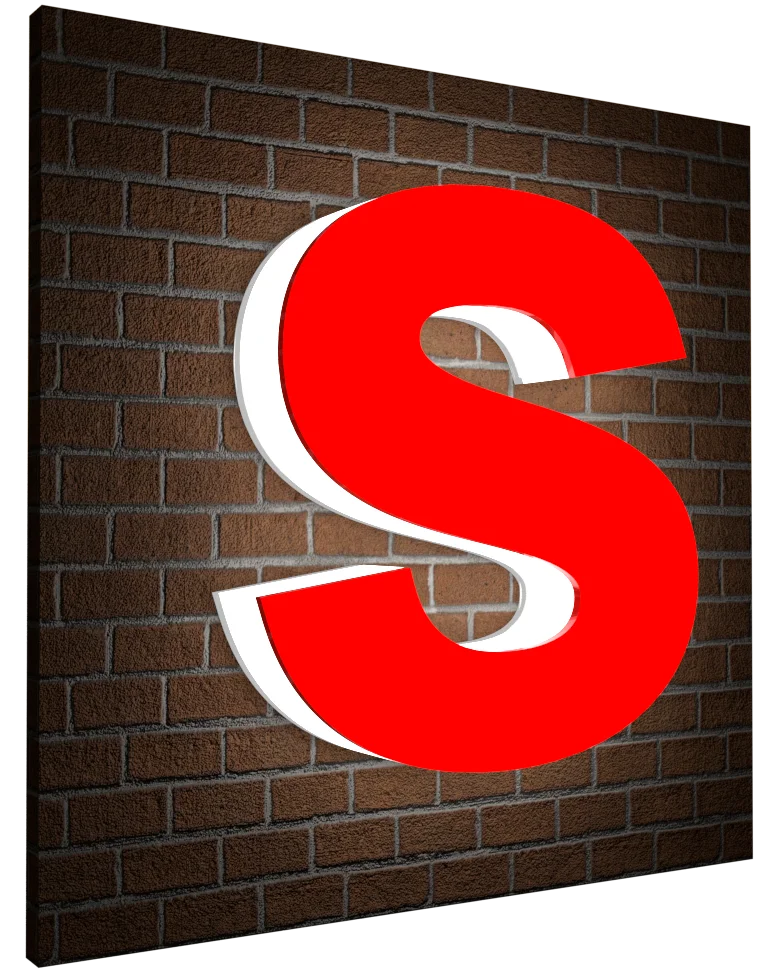 Full Acrylic Sign Letters profile S3 Verlicht
