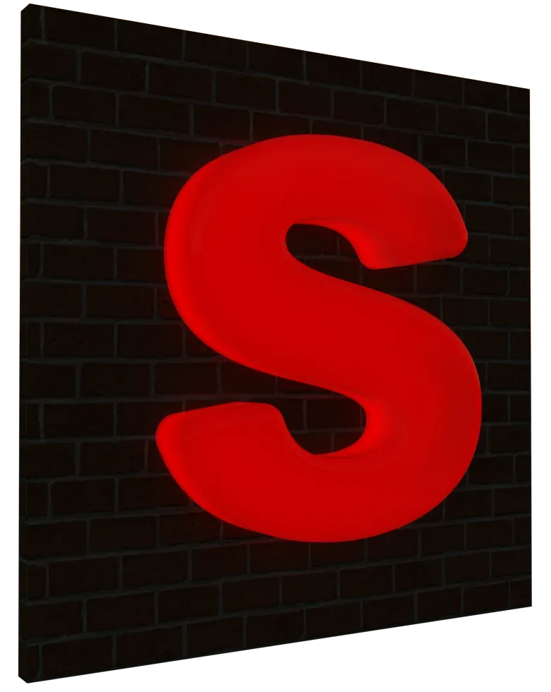 Vacuum Formed Acrylic Sign profile S5 Verlicht