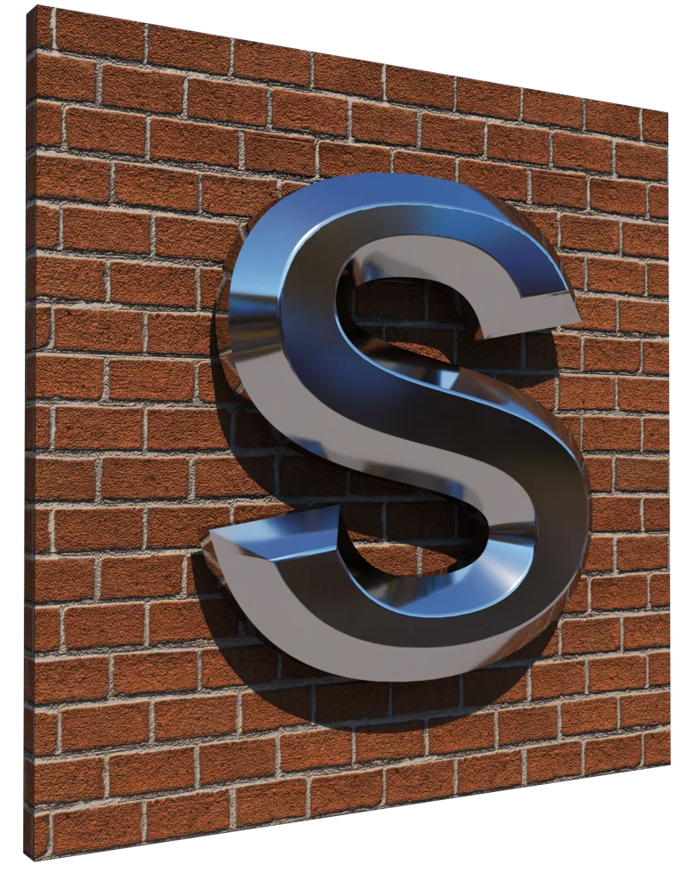 3D Tapered Custom Sign profile S9 Daglicht